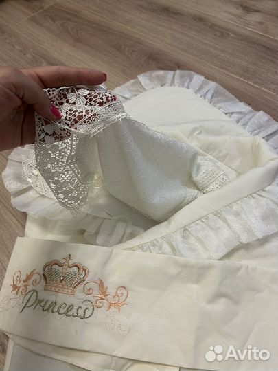 Конверт на выписку для девочки весна-лето