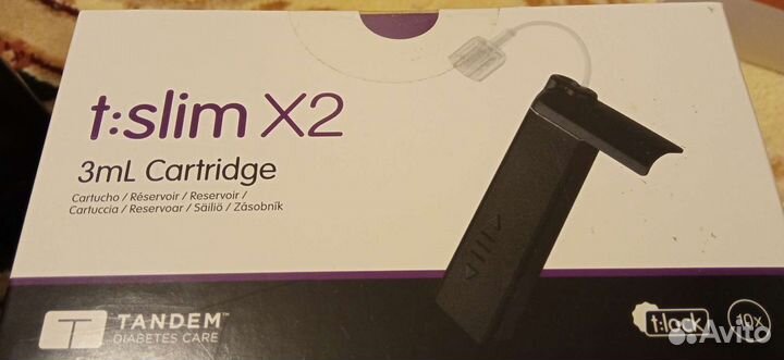 T slim x2 IQ control картриджи