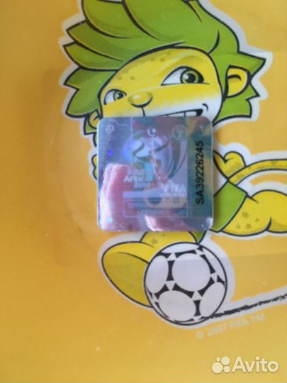 Набор тарелок Fifa 2010, стаканы в ассортименте