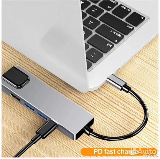 Многофункциональный USB HUB 5 в 1 для компьютера