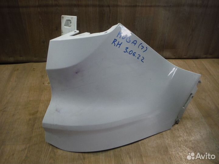 Бампер задний правый клык Ford Kuga 2 2016