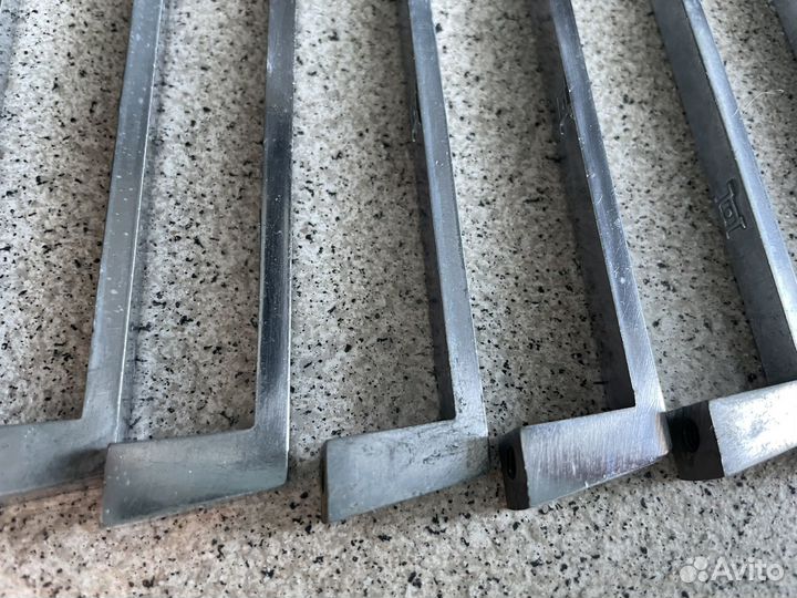 Мебельные ручки скобы металлические СССР 10 шт