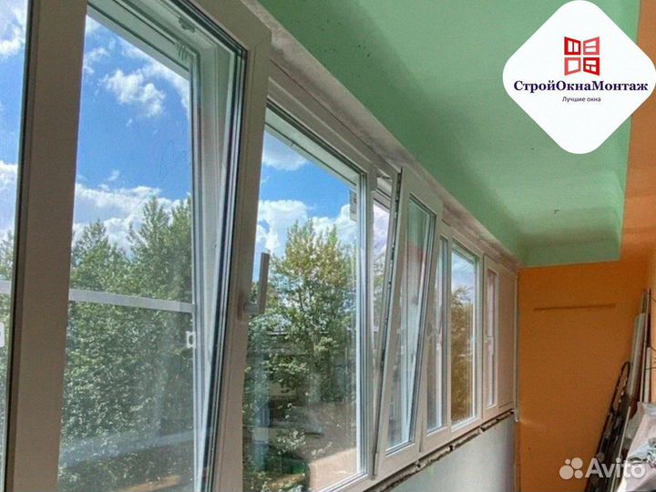 Установка остекления на лоджию