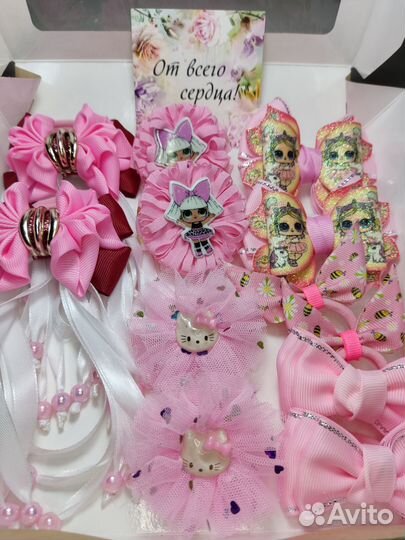 Бантики ручной работы, украшения для волос