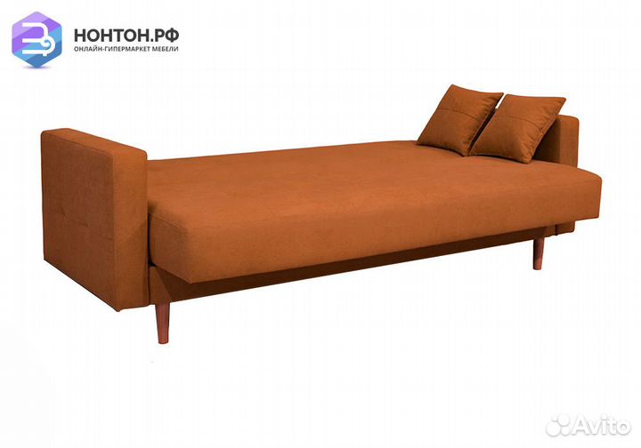 Диван книжка Фиеста Лайт коричневый