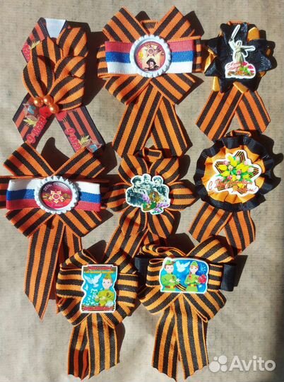 Георгиевская лента броши