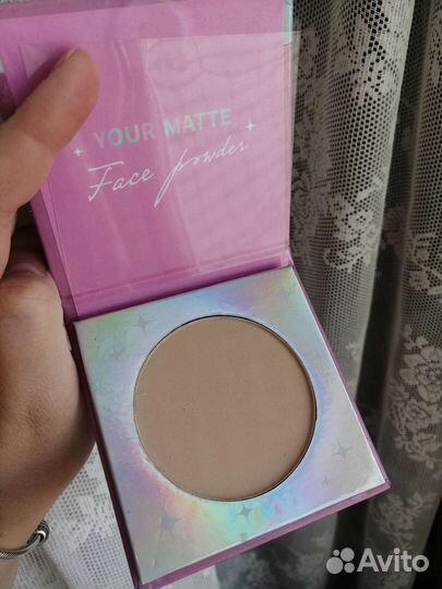 Пудра для лица компактная, рассыпчатая 5 шт