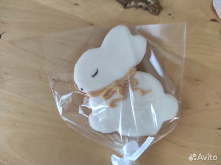 Пряники пасхальные и топперы для кулича