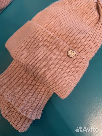 Шапка+снуд для девочки