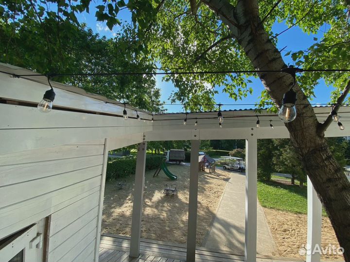 Монтаж гирлянда для патио/беседки/лофт/лампочки