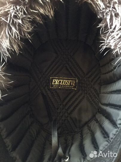 Шапка меховая (песцовая), exclusive collection