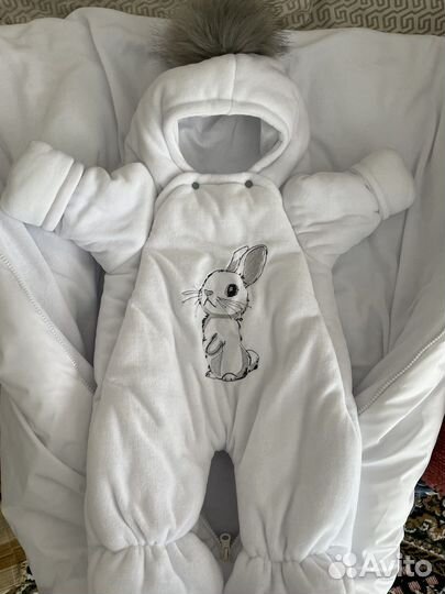 Теплый комплект на выписку