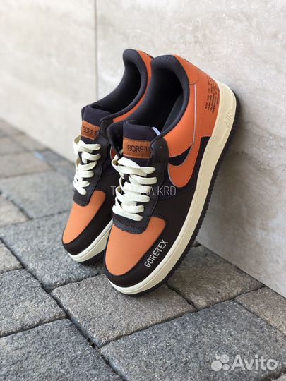 Кроссовки Nike Air Force 1 Gore-Tex Orange Brown