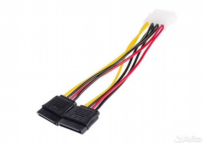 Переходник питания Molex на 2 SATA