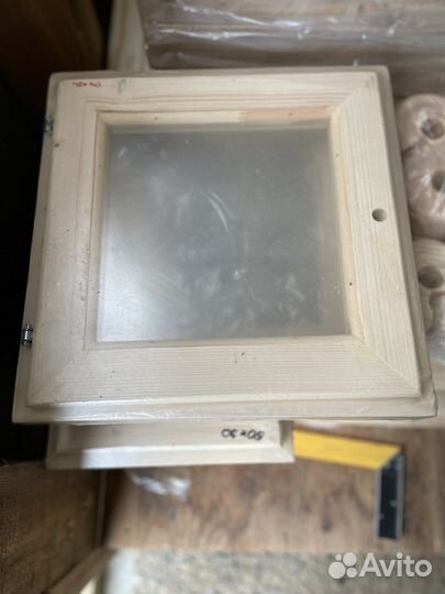 Деревянные окна для бани 40/30