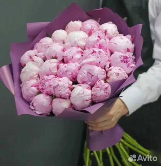 15 Пионов букет пионы 9 11 19 21 25