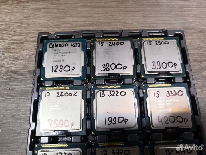 Процессоры Core i3 i5 i7 AMD Ryzen Athlon Phenom