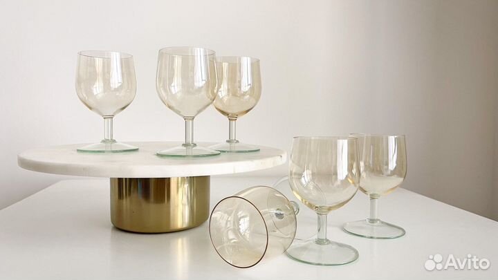 Фужеры рюмки Калининские СССР винтаж