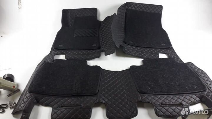 3D Коврики Hyundai Салон Багажник из Экокожи