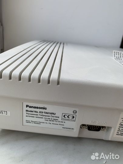 Мини атс panasonic kx-ta616 + телефон