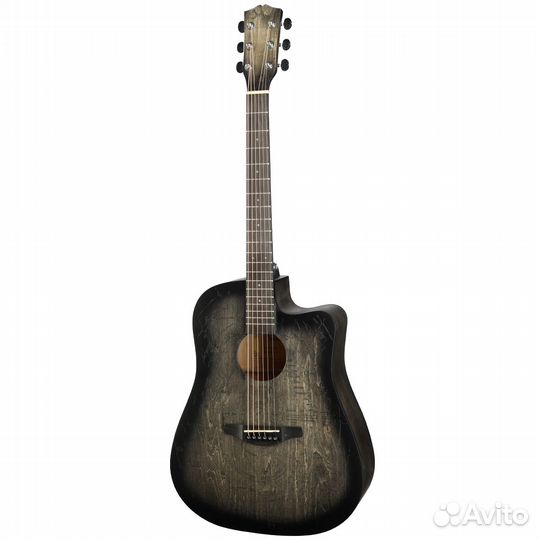 Shinobi гитара акустическая с авторским рисунком