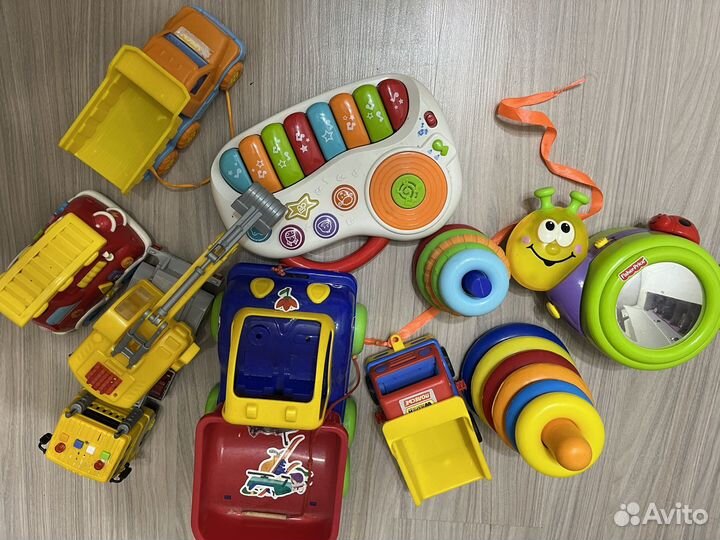 Игрушки для малышей пакетом бу