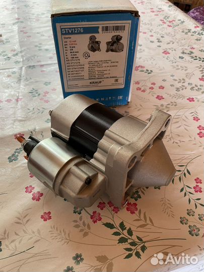 Стартер STV 1276 на renault, nissan, LADA