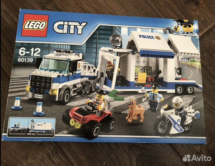 Lego 60139, коробка инструкция