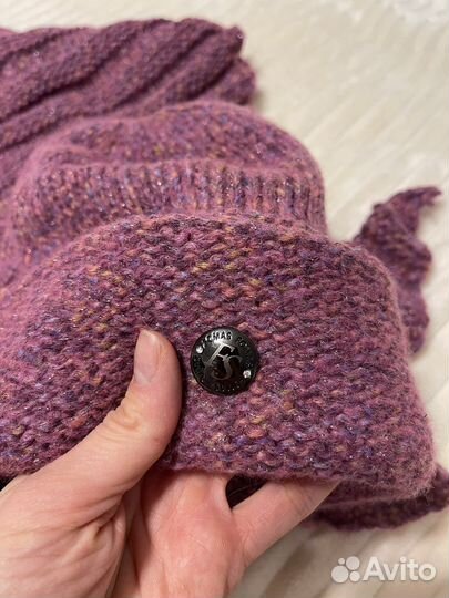 Новый женский комплект шапка и бактус Fomas