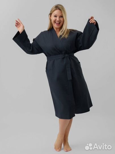 Халат банный вафельный Артикул 1713 - 1710