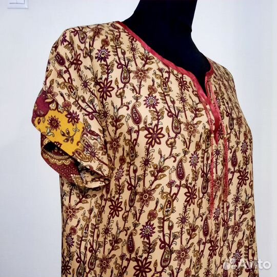 Платье летнее 44 Индия прохладный штапель