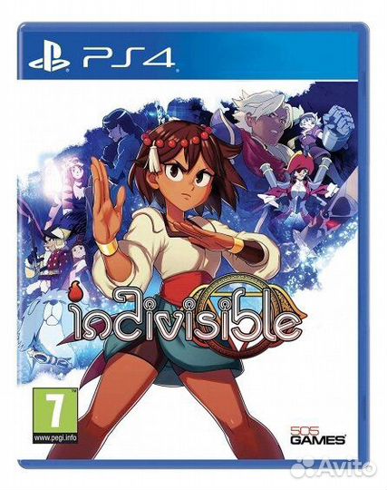 PS4 диск Indivisible, новый, запечатан, рус.версия