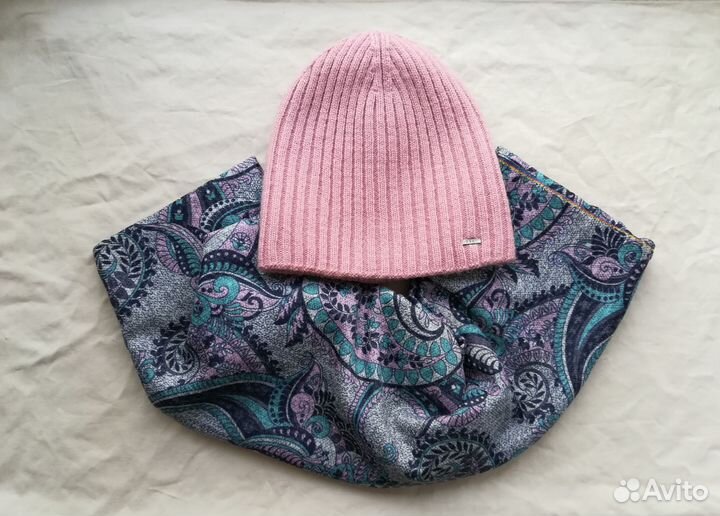 Шапка зимняя женская и снуд