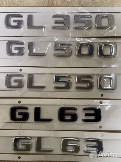 Шильдик на багажник Mercedes GL