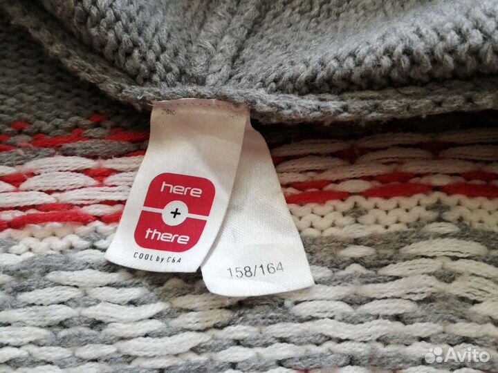 Кофта с капюшоном р. 158