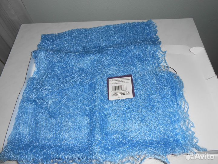 Палантин пуховый. Платок Оренбургский 60*180