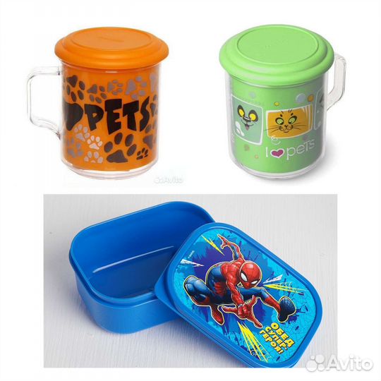 Термокружка с крышкой 400ml, ланч бокс 500ml