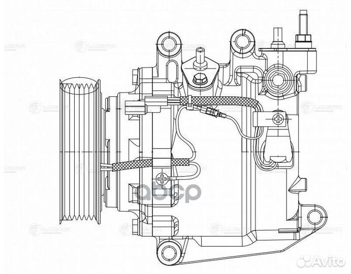 Компрессор кондиц. для а/м Honda Civic 4D/5D (06)