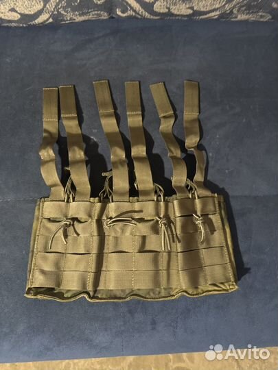 Подсумок на 4 магазина для М и ак серий, Мох