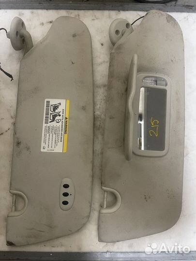 Солнцезащитные козырьки додж гранд караван 2008+