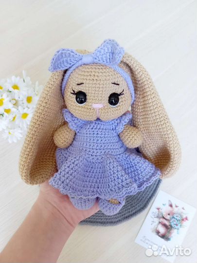 Набор Грызунок и Зайка вязаная игрушка (на заказ)