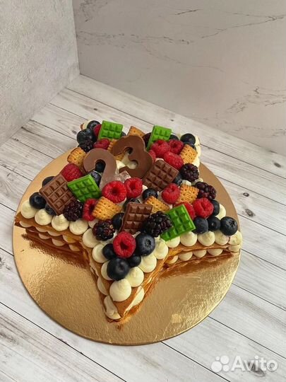 Торт на 23 февраля