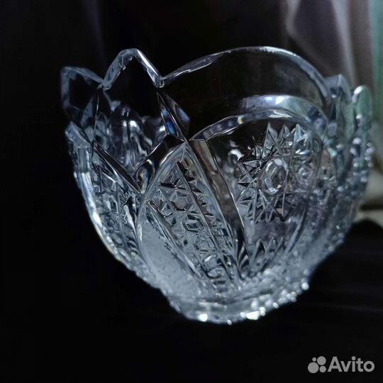 Хрустальный салатник СССР