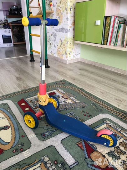 Самокат детский трехколесный складной