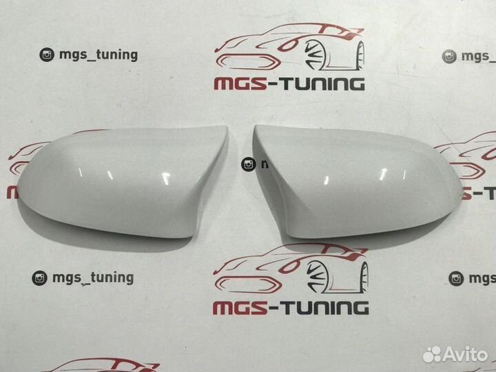 Накладки на зеркала (крышки) Х3 М BMW F25 белые