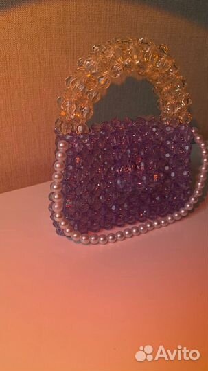 Сумка из бусин ручной работы