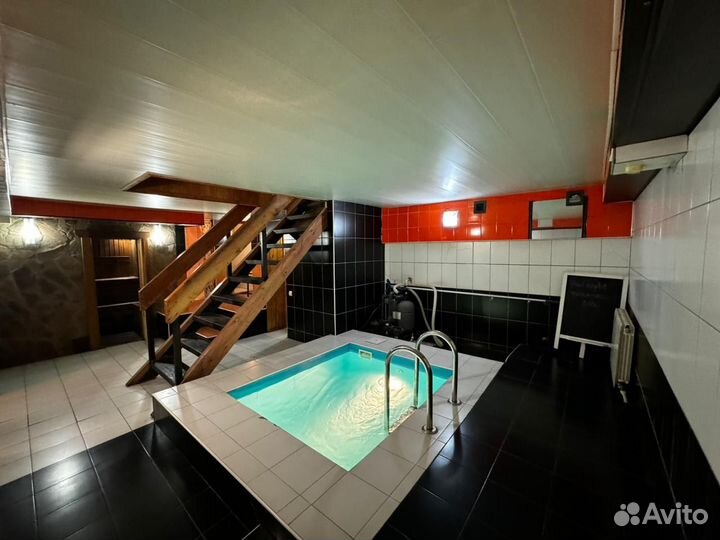Баня сауна с бассейном
