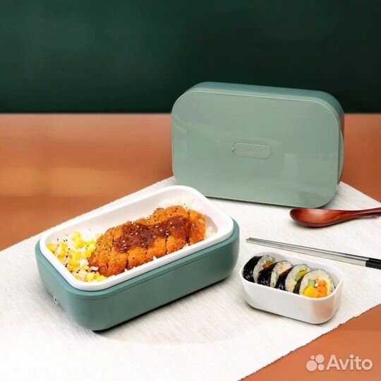 Электрический ланч-бокс с подогревом xiaomi quange