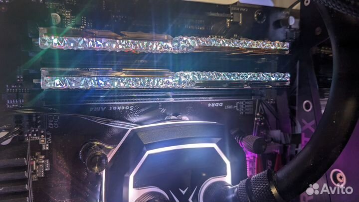 Ddr4 b-die cl14 gskill trident z 2x8 16gb оператив