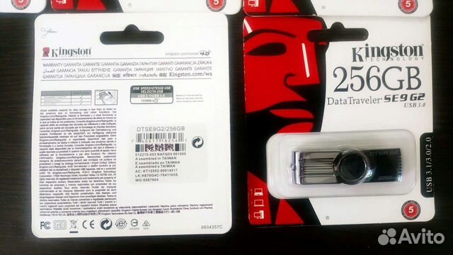 USB флешка 256GB USB Kingston объявление продам